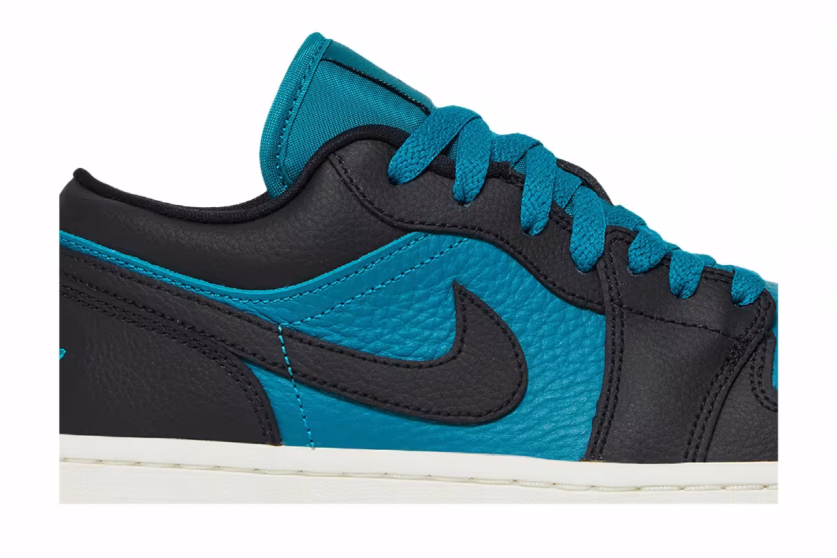 Women's Air Jordan 1 Low SE Split - Bright Spruce, view 3