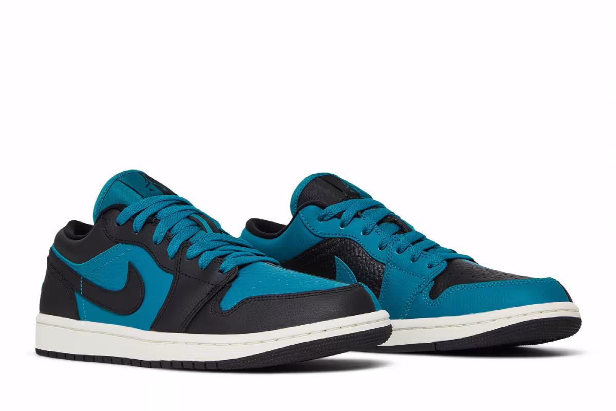 Women's Air Jordan 1 Low SE Split - Bright Spruce, view 9