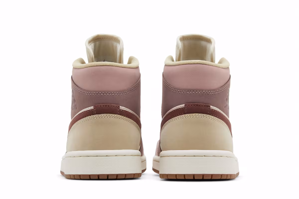 Women's Air Jordan 1 Mid SE Dark Pony Smoky Mauve, view 7