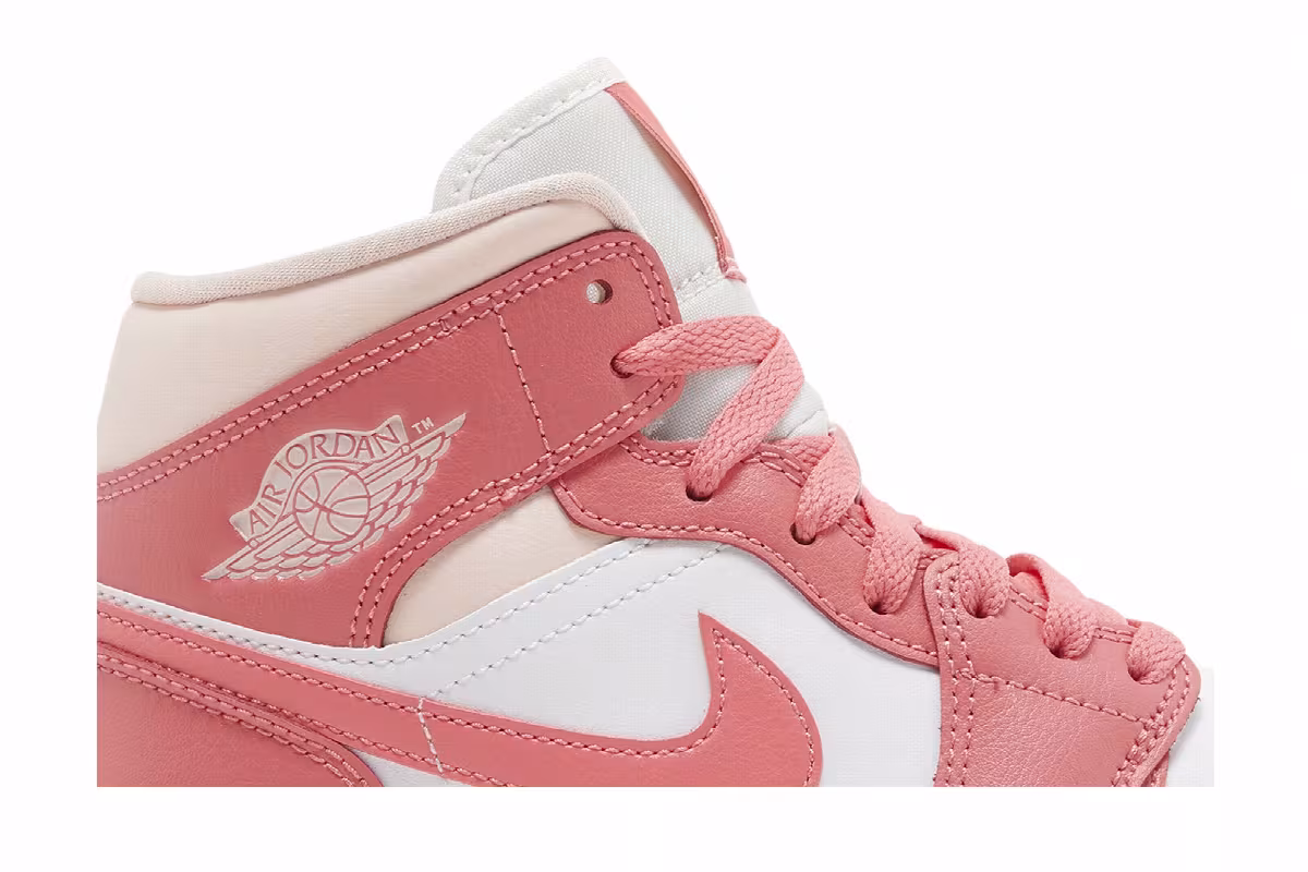 Women's Air Jordan 1 Mid Strawberries and Cream, view 3
