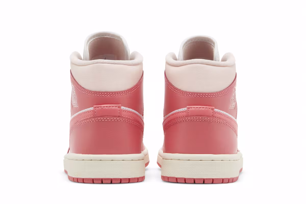 Women's Air Jordan 1 Mid Strawberries and Cream, view 7