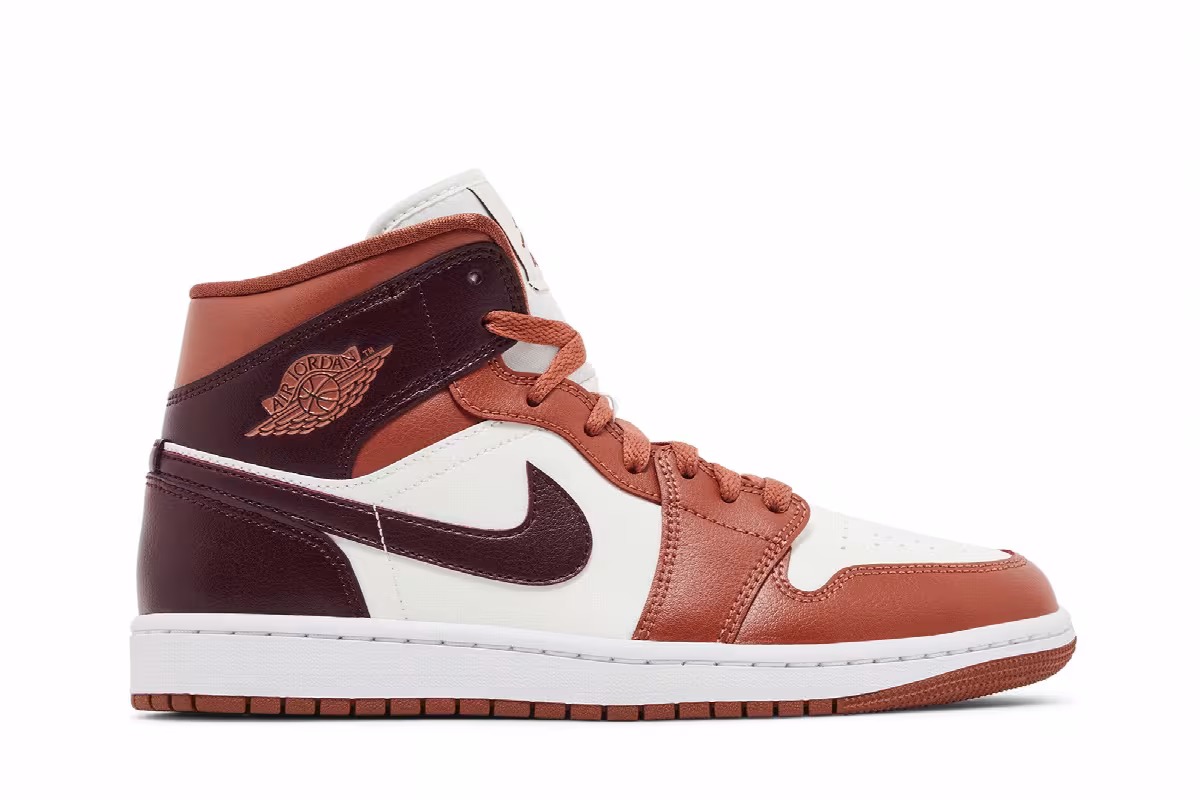 Women's Air Jordan 1 Mid Dusty Peach, view 2