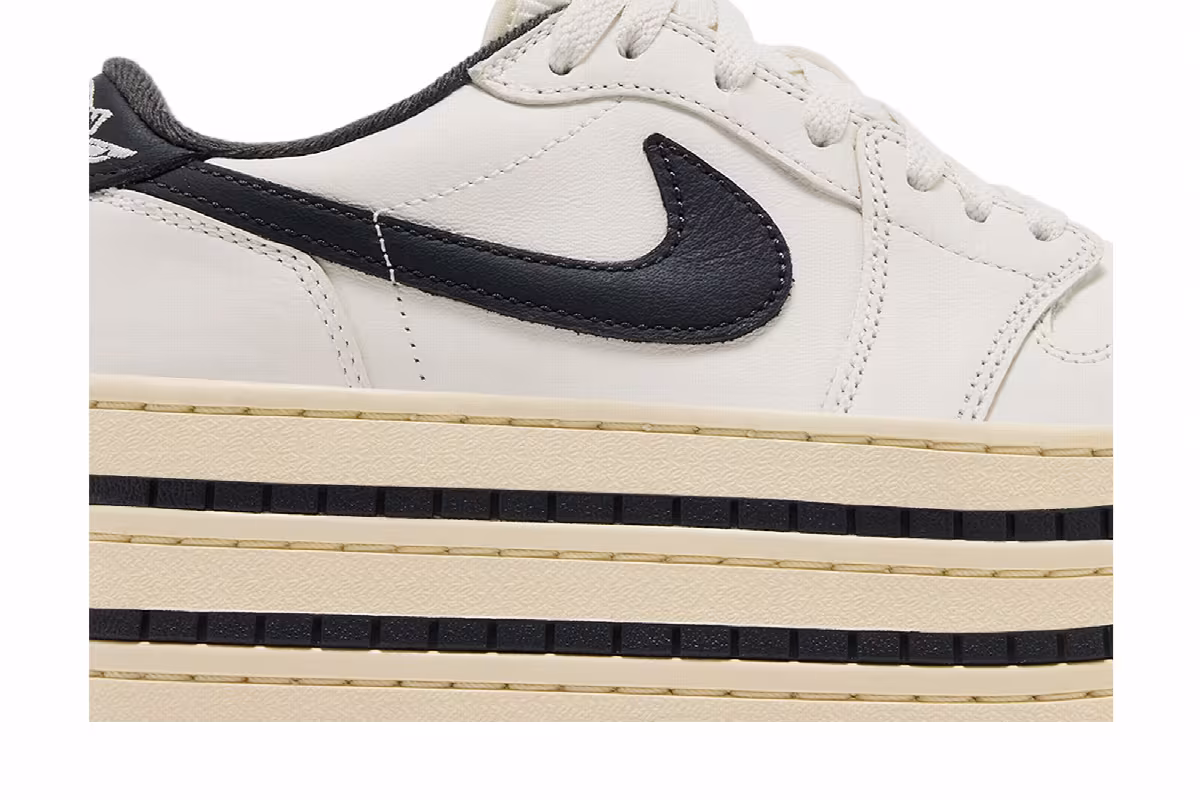Women's Air Jordan 1 Triple Stack - Sail Coconut Milk, view 3