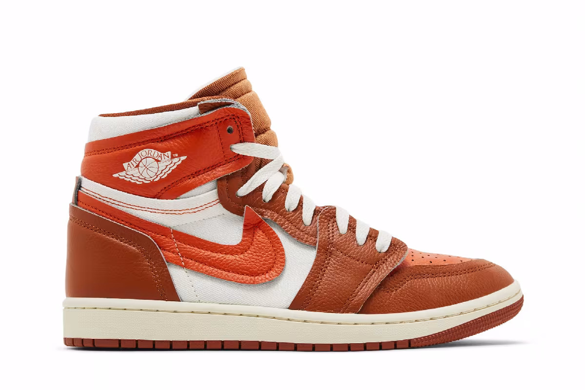 Women's Air Jordan 1 High Method of Make Desert Orange, view 2