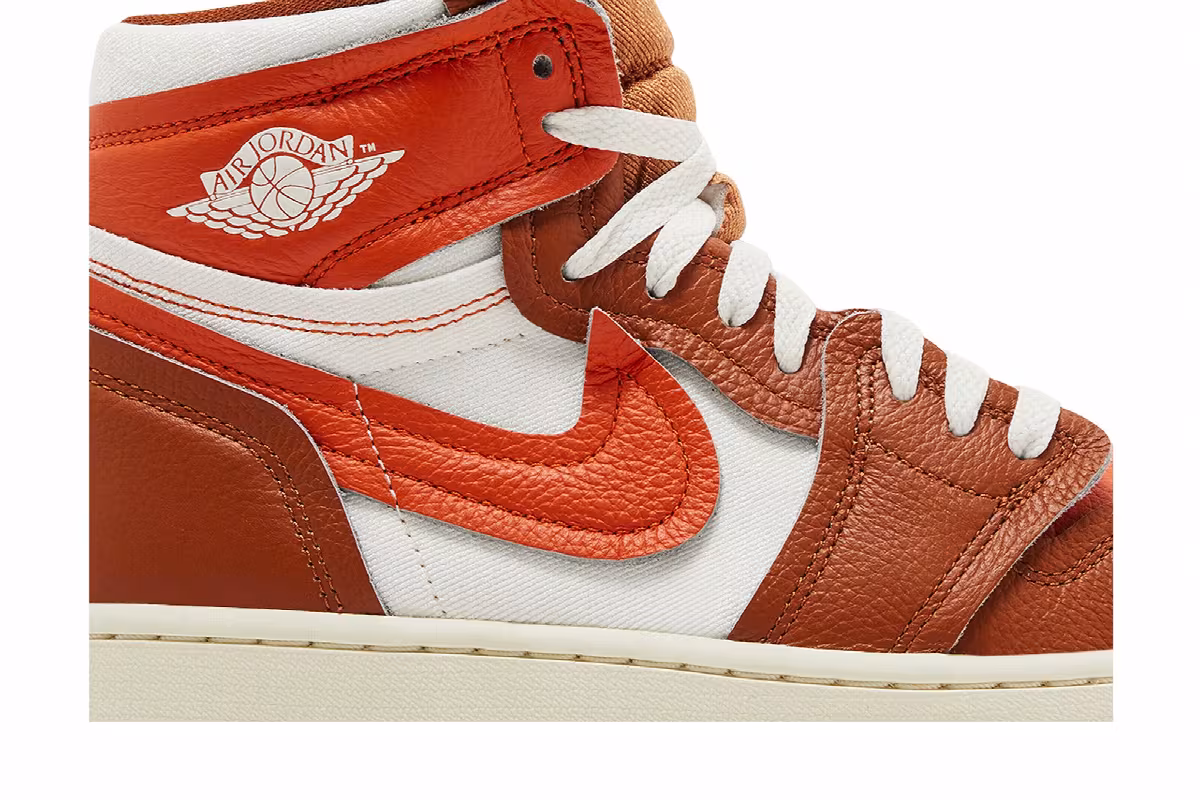Women's Air Jordan 1 High Method of Make Desert Orange, view 3