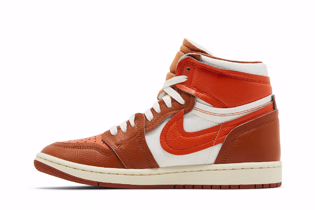 Women's Air Jordan 1 High Method of Make Desert Orange, view 4