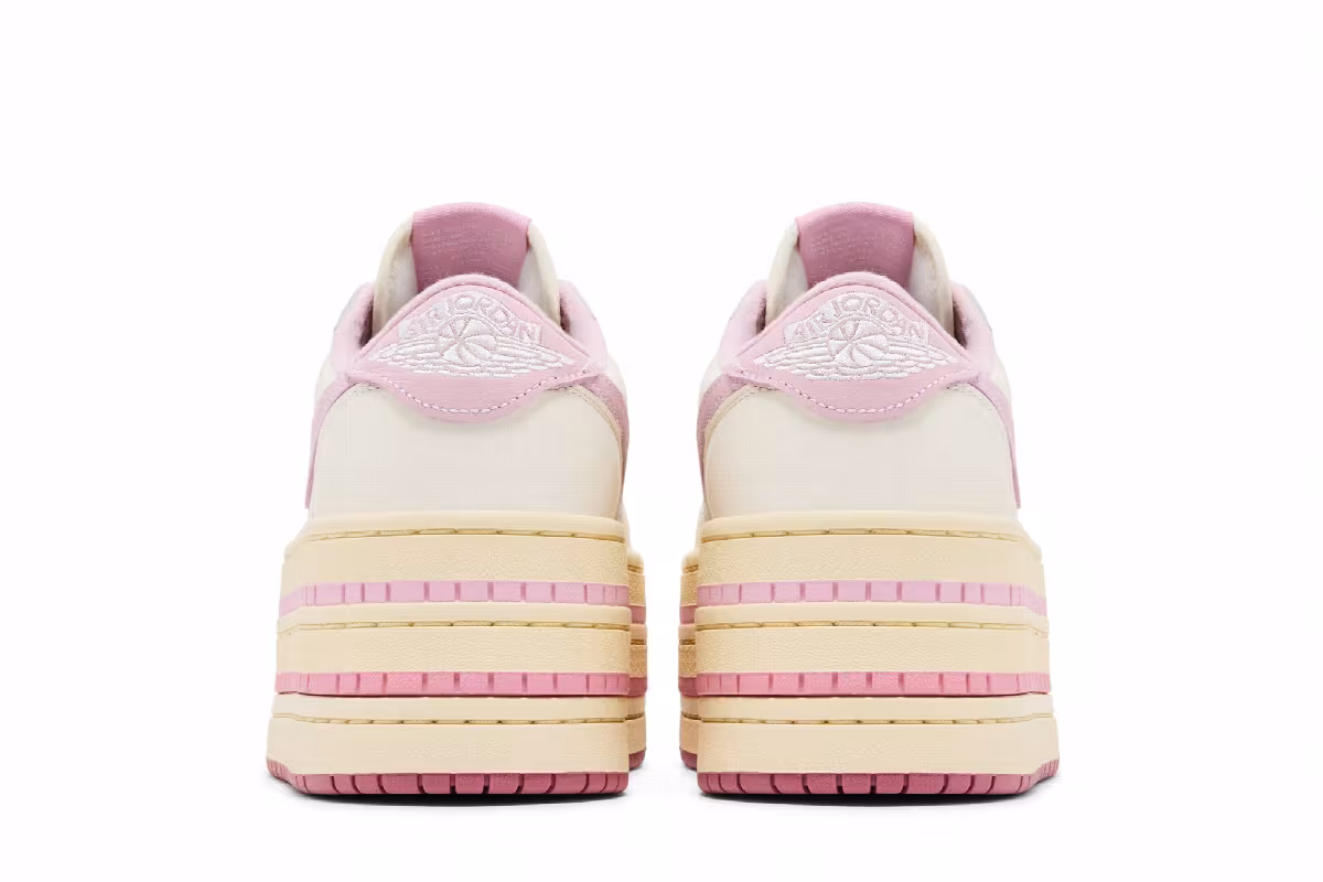 Women's Air Jordan 1 Triple Stack - Pale Ivory, view 7