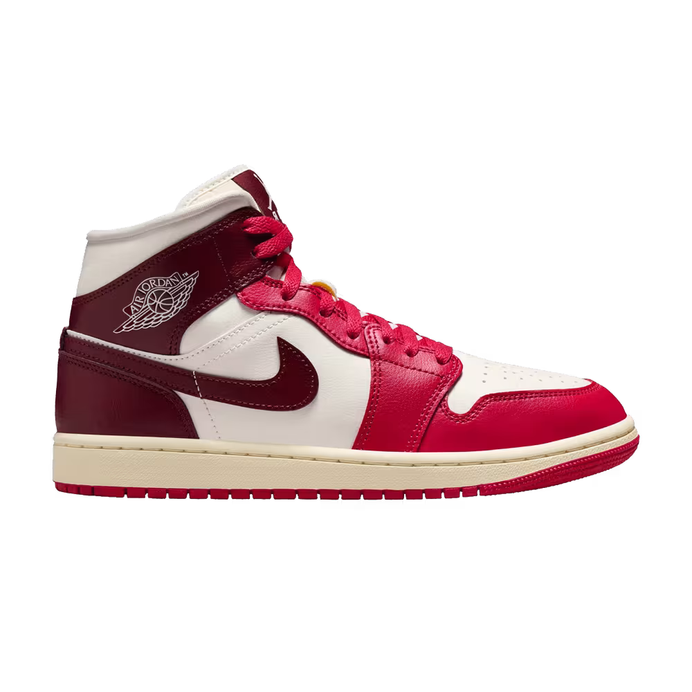 Women's Air Jordan 1 Mid Mystic Hibiscus