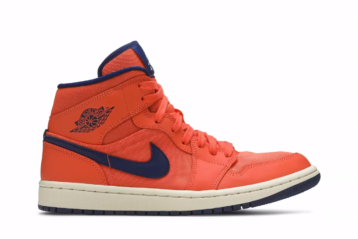 Women's Air Jordan 1 Mid Turf Orange, view 2