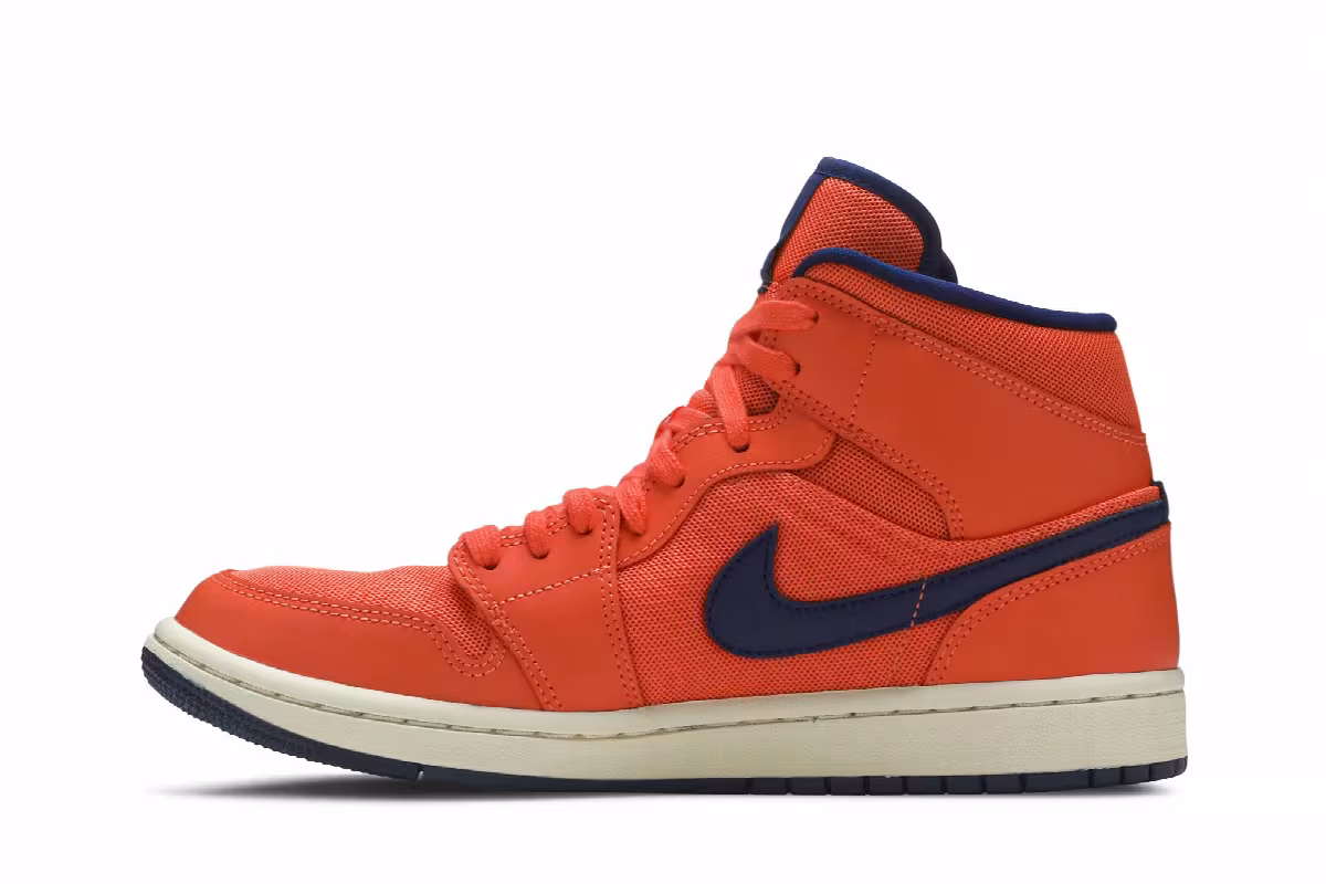 Women's Air Jordan 1 Mid Turf Orange, view 4