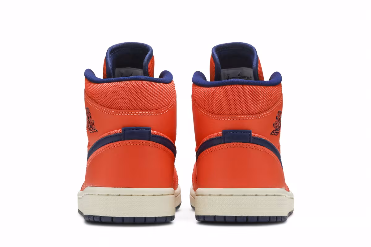 Women's Air Jordan 1 Mid Turf Orange, view 7