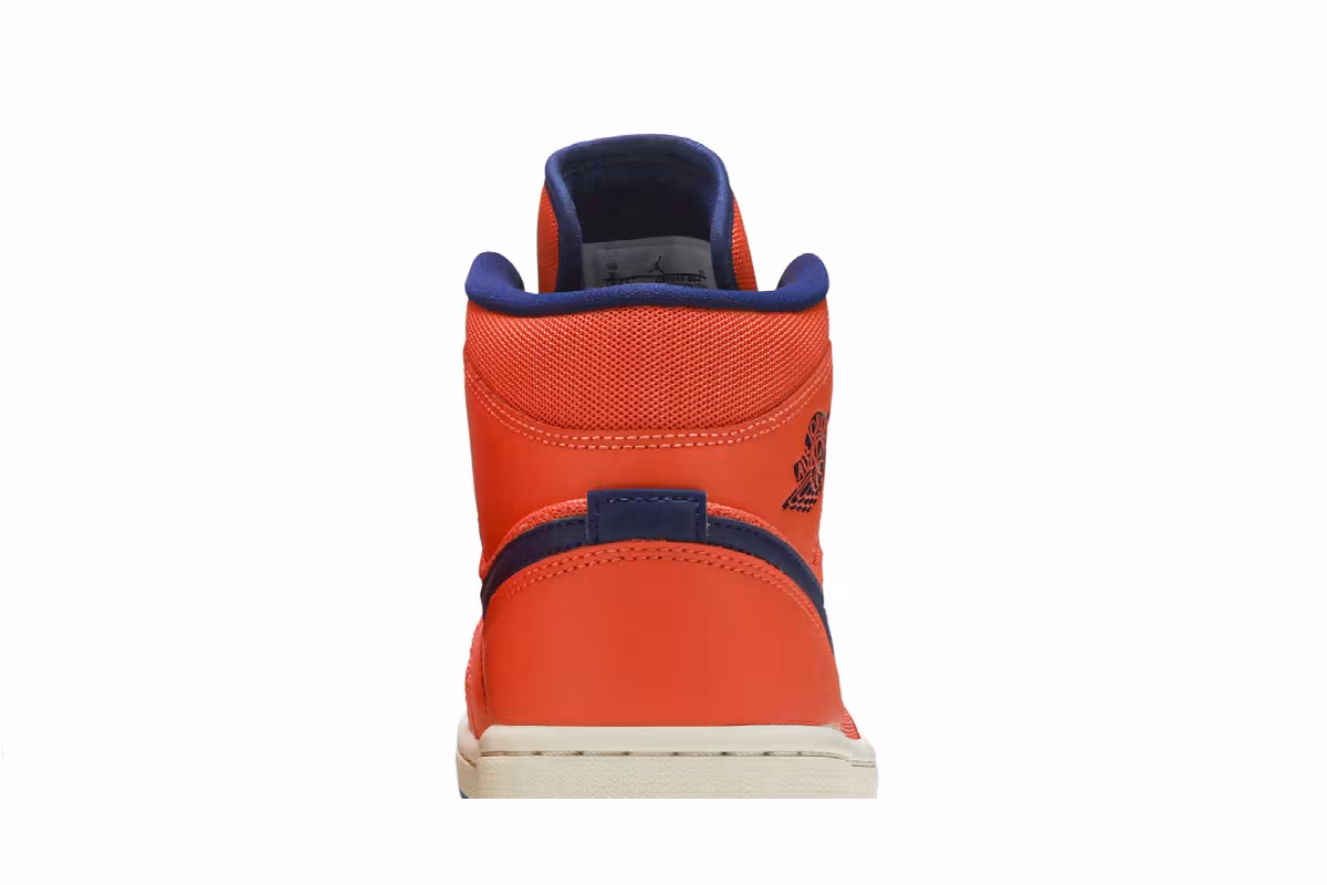Women's Air Jordan 1 Mid Turf Orange, view 8