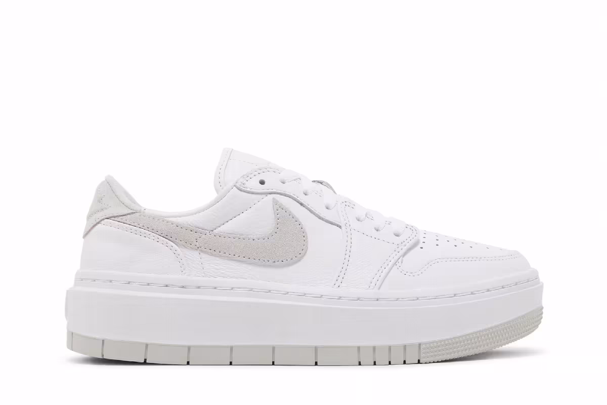 Women's Air Jordan 1 Elevate Low White Neutral Grey, view 2