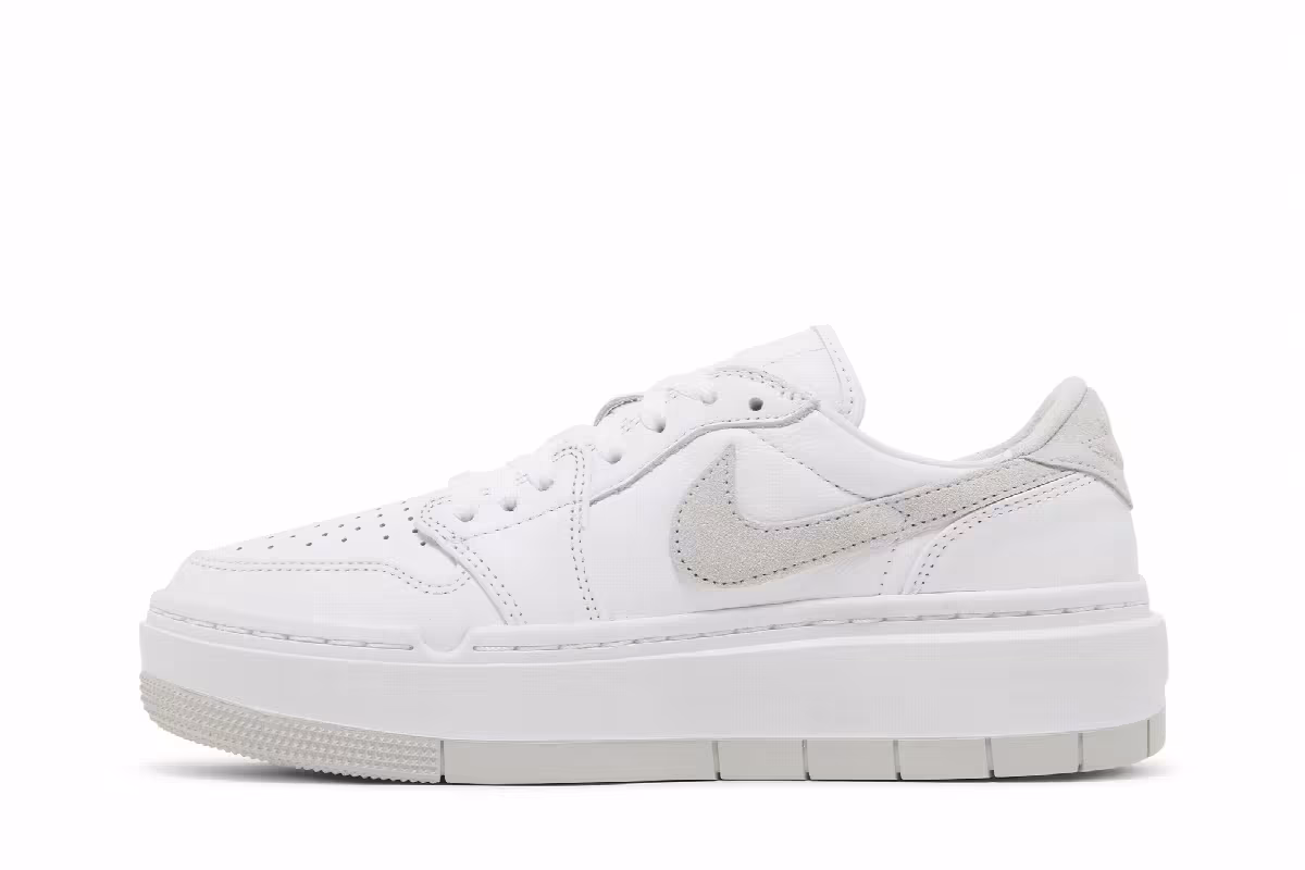 Women's Air Jordan 1 Elevate Low White Neutral Grey, view 4