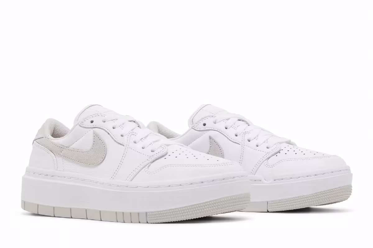 Women's Air Jordan 1 Elevate Low White Neutral Grey, view 9