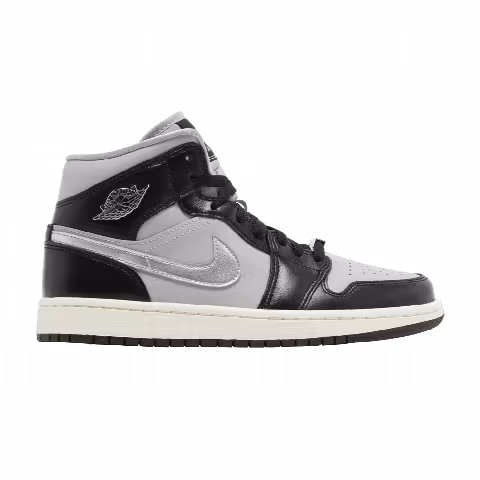 Wmns Air Jordan 1 Mid SE 'Black Chrome'