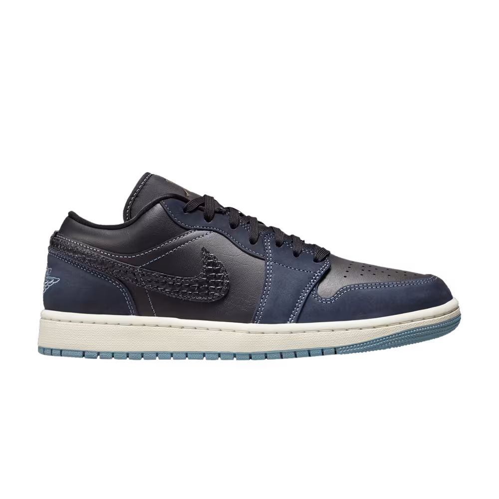 Women's Air Jordan 1 Low SE Black Dark Obsidian