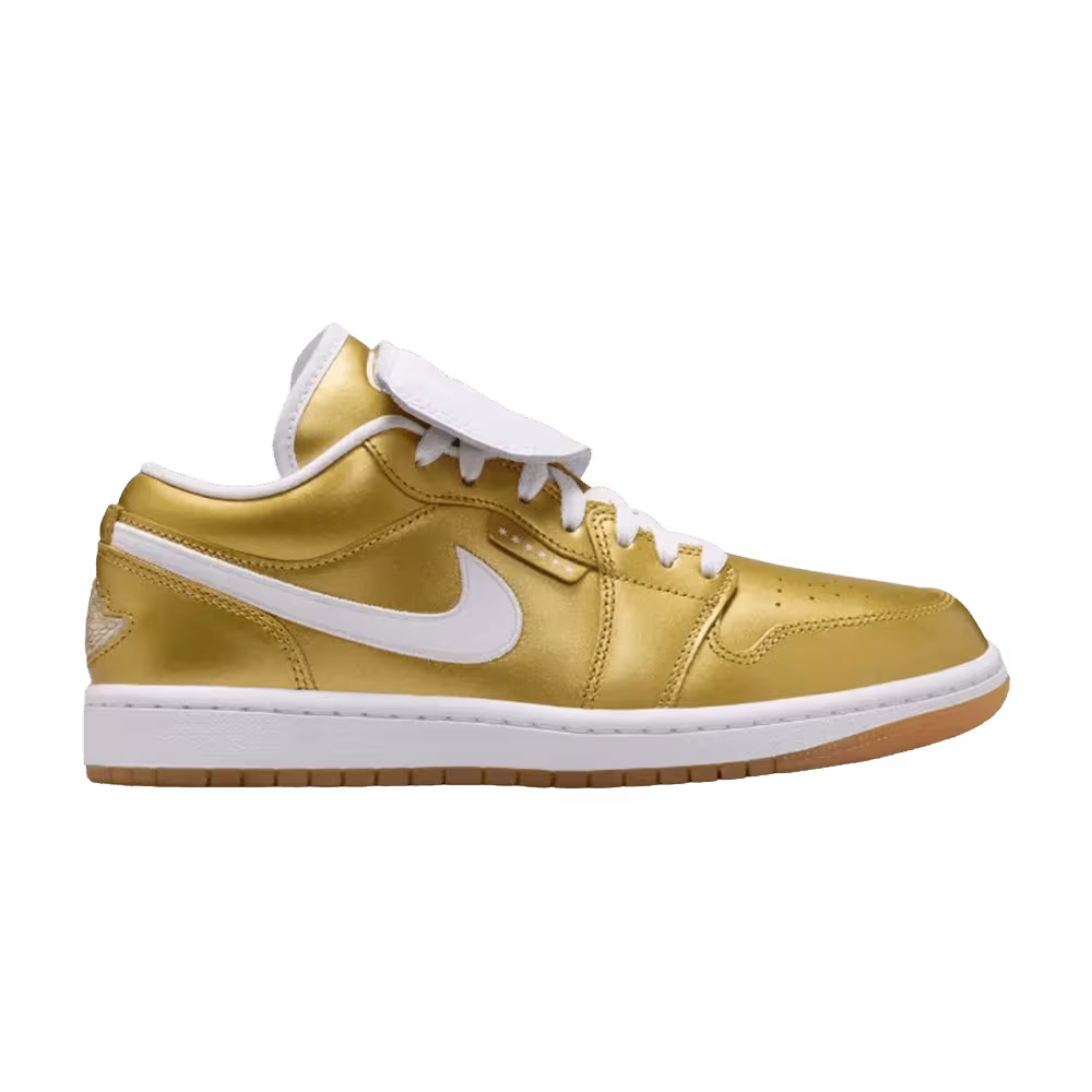 Women's Air Jordan 1 Low Gold Tiempo