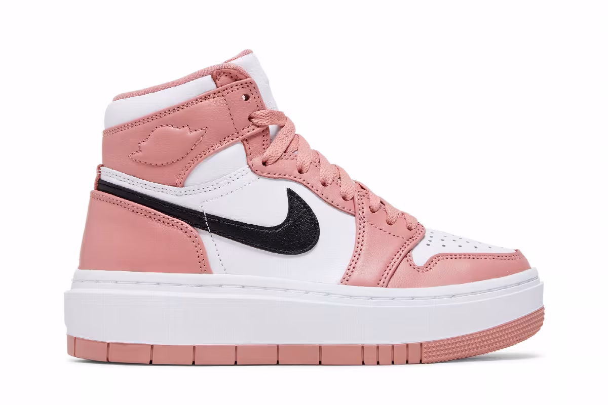 Women's Air Jordan 1 Elevate High Red Stardust, view 2