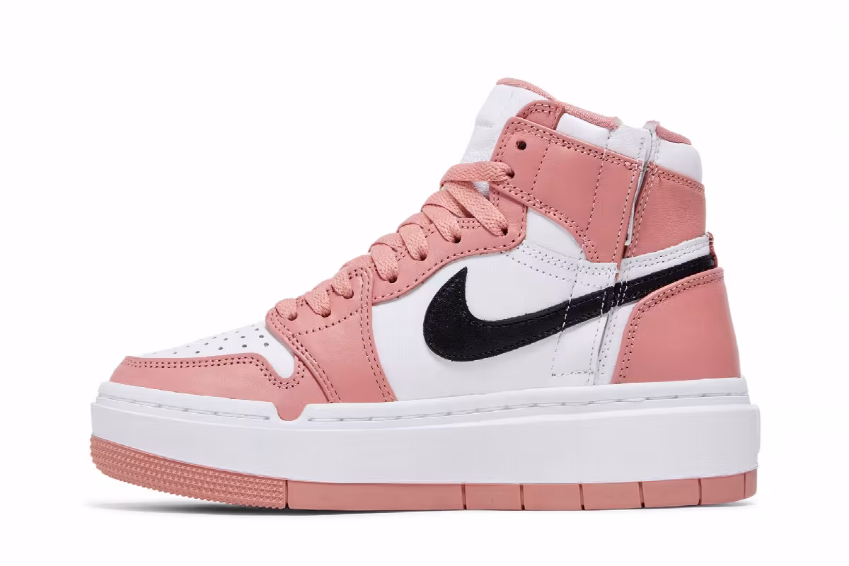 Women's Air Jordan 1 Elevate High Red Stardust, view 4