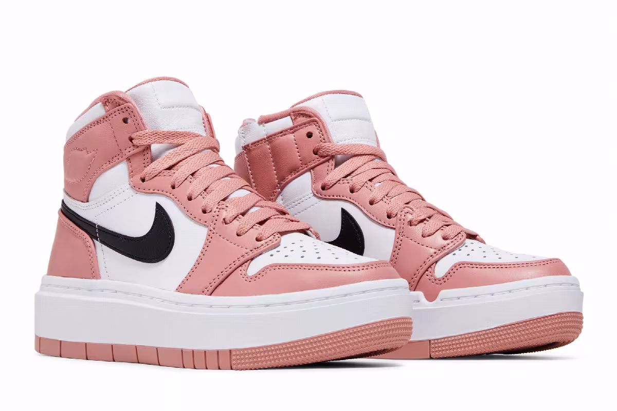 Women's Air Jordan 1 Elevate High Red Stardust, view 9