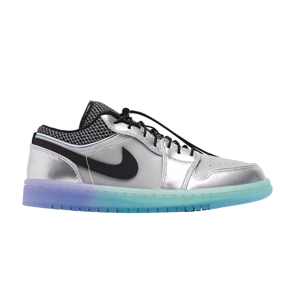 Women's Air Jordan 1 Low SE Metallic Silver Gradient