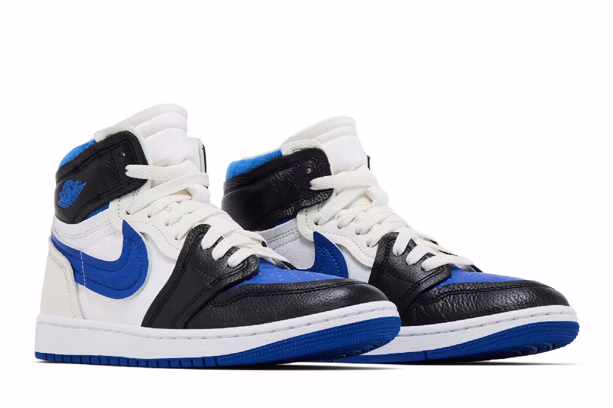 Women's Air Jordan 1 High Method of Make Royal Toe, view 9