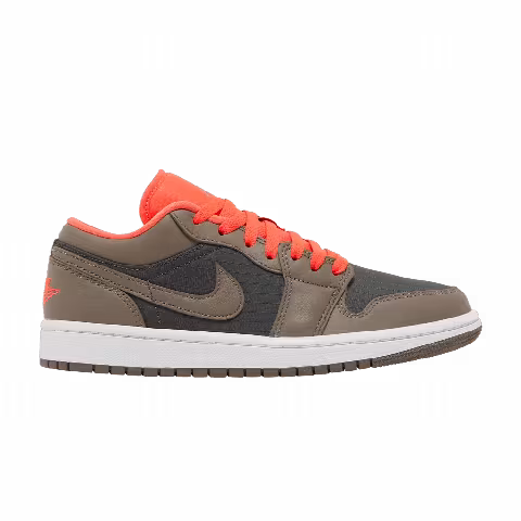 Wmns Air Jordan 1 Low SE 'Black Olive Bright Crimson'