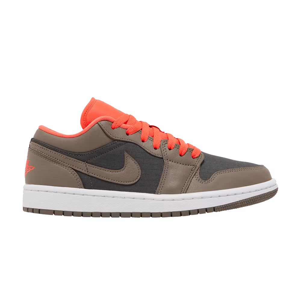 Women's Air Jordan 1 Low SE Black Olive Bright Crimson