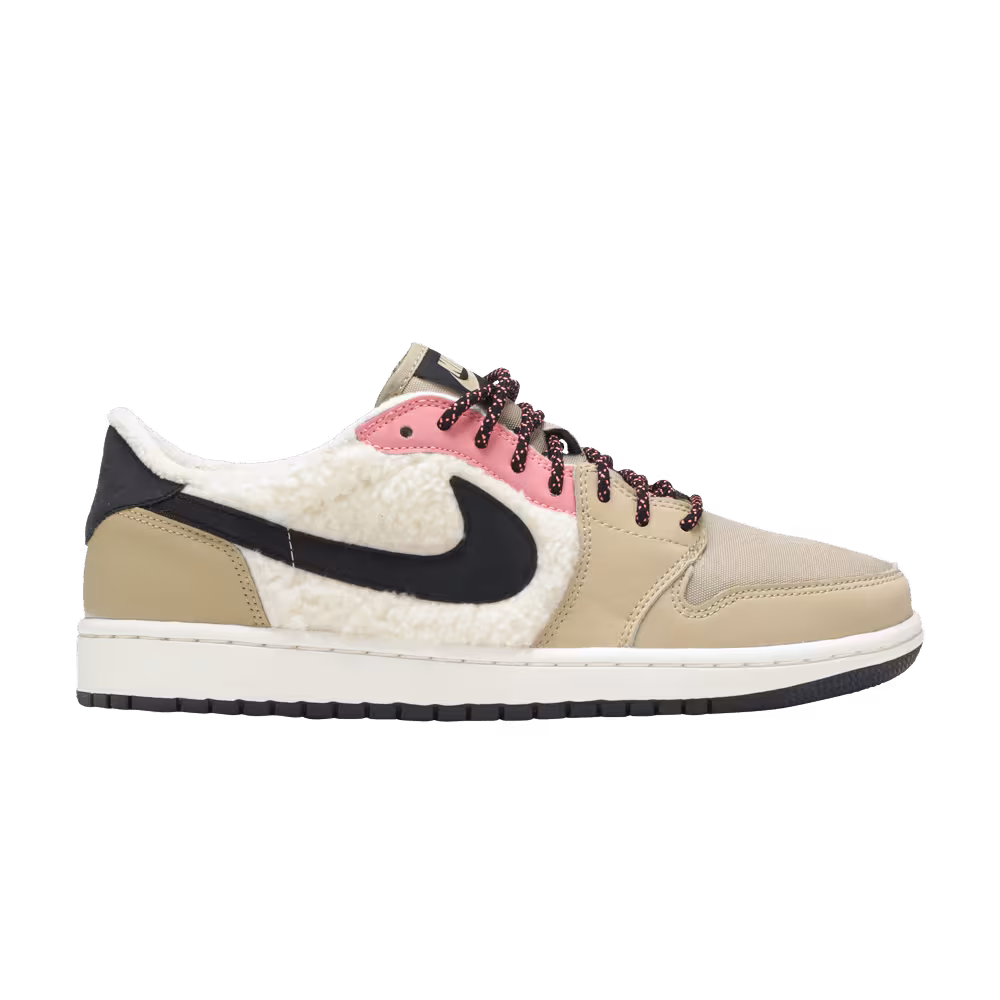 Women's Air Jordan 1 Low Fleece Parachute Beige