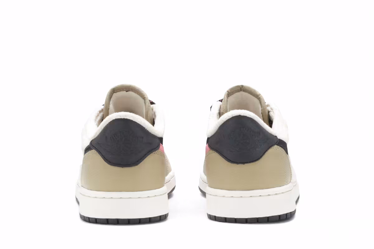 Women's Air Jordan 1 Low Fleece Parachute Beige, view 7