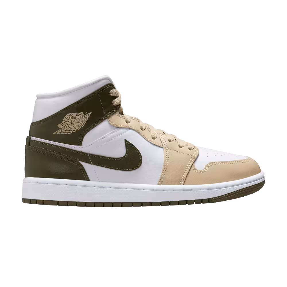Women's Air Jordan 1 Mid Military Drab
