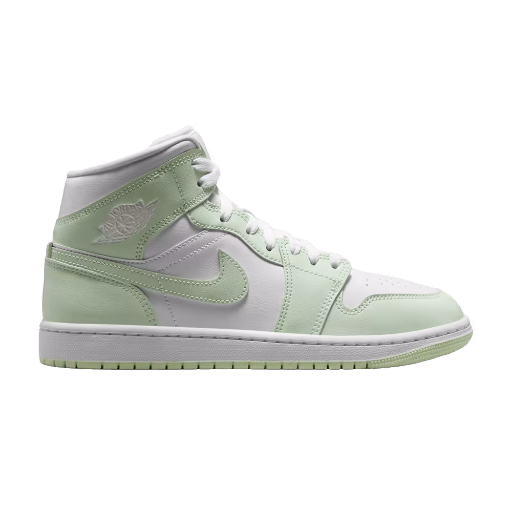 Women's Air Jordan 1 Mid White Volt Tint
