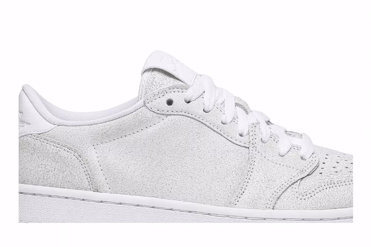 Women's Air Jordan 1 Low NS Triple White, view 3