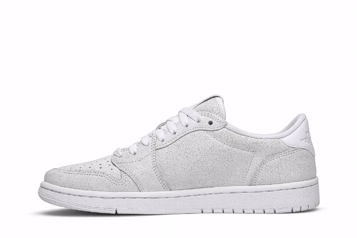 Women's Air Jordan 1 Low NS Triple White, view 4