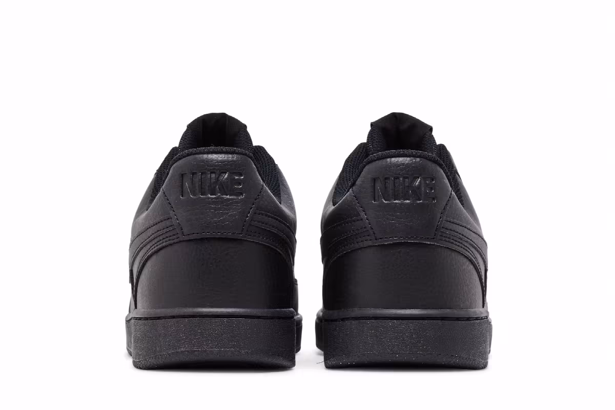 Nike Court Vision Low Next Nature Triple Black, view 7
