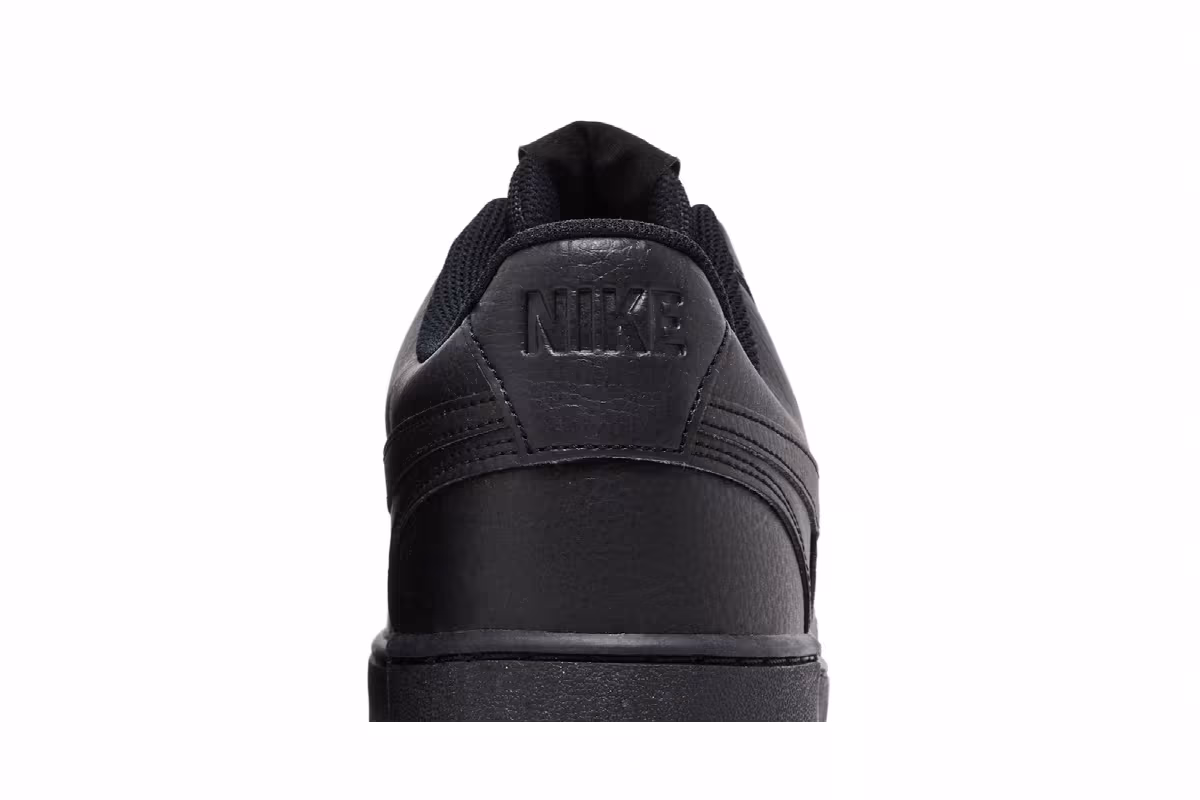 Nike Court Vision Low Next Nature Triple Black, view 8