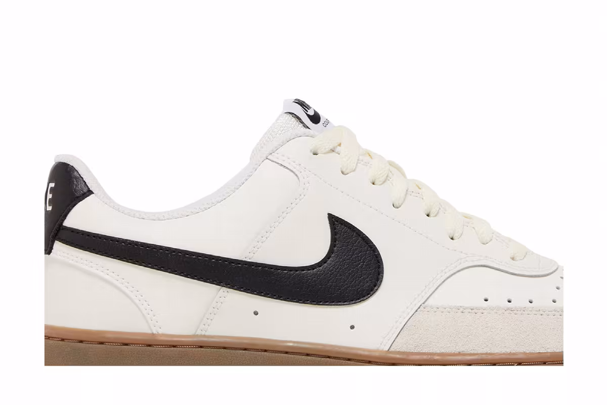 Nike Court Vision Low White Black Gum, view 3