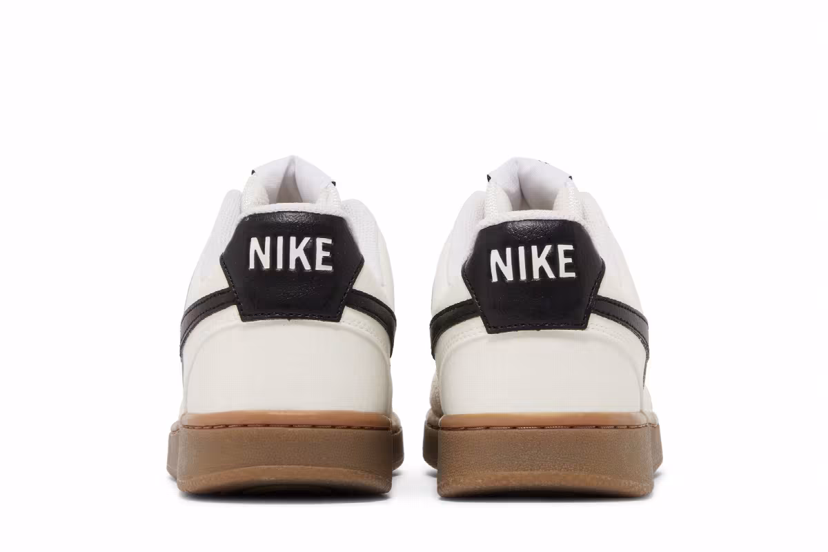 Nike Court Vision Low White Black Gum, view 7