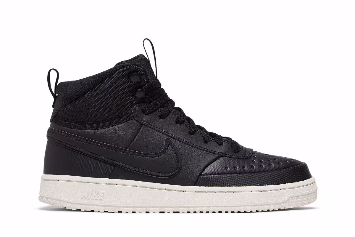 Nike Court Vision Mid Winter Black Phantom, view 2