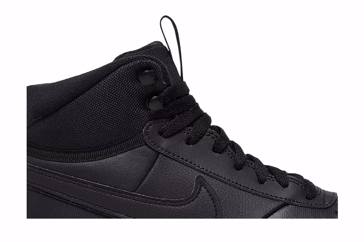 Nike Court Vision Mid Winter Black Phantom, view 3