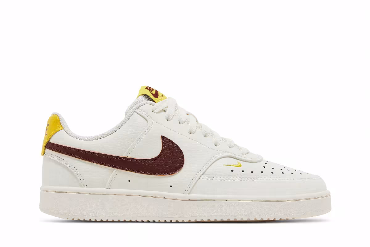 Nike Women's Court Vision Low Sail Oxen Brown, view 2