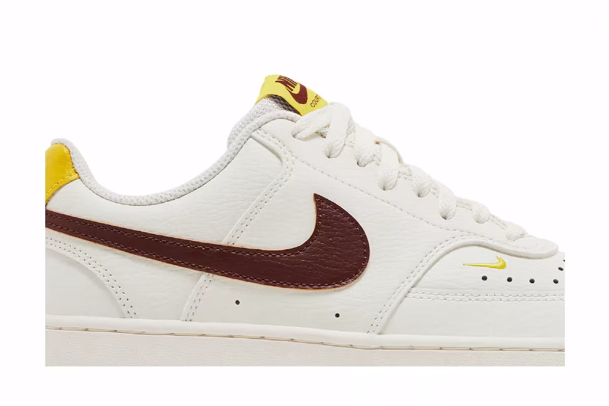 Nike Women's Court Vision Low Sail Oxen Brown, view 3