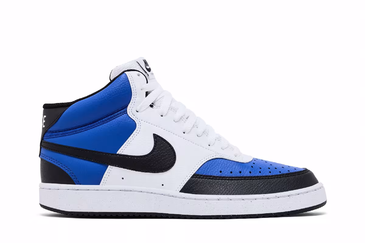 Nike Court Vision Mid Next Nature Game Royal Black, view 2