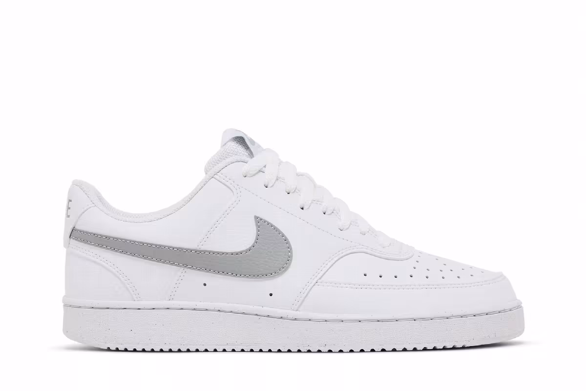 Nike Court Vision Low Next Nature White Light Smoke Grey, view 2
