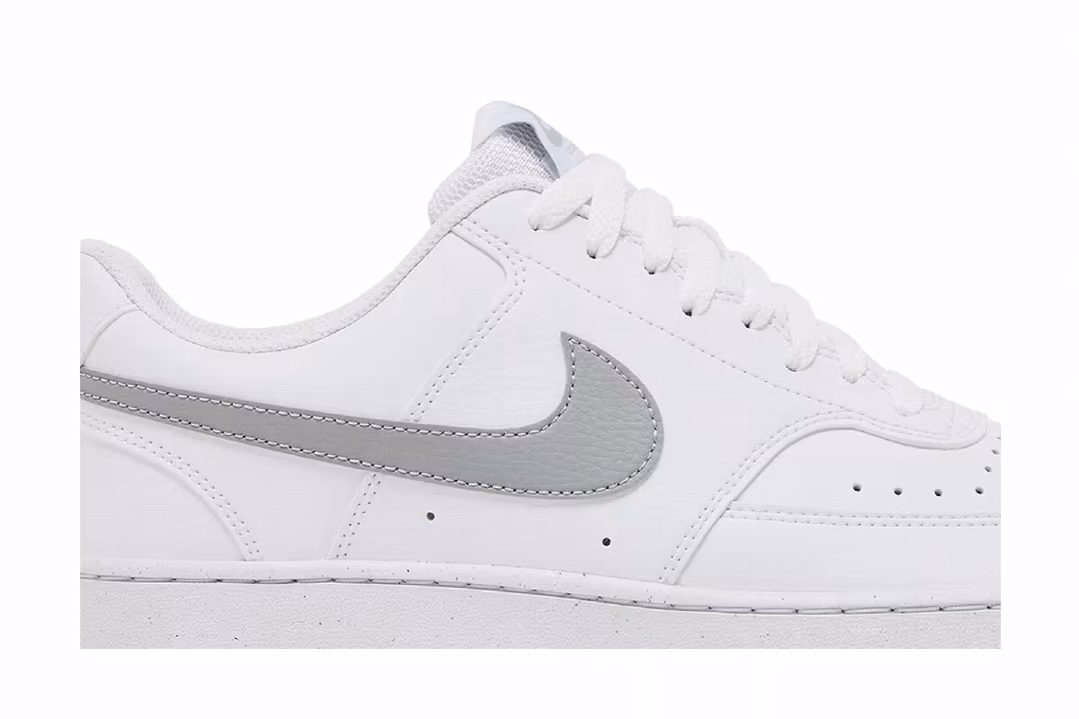 Nike Court Vision Low Next Nature White Light Smoke Grey, view 3