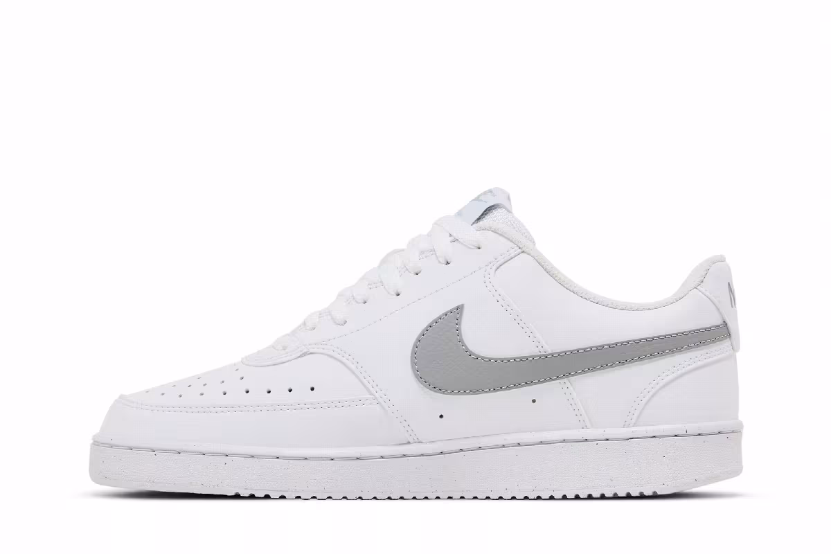 Nike Court Vision Low Next Nature White Light Smoke Grey, view 4