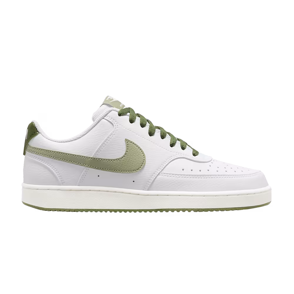 Nike Court Vision Low White Oil Green