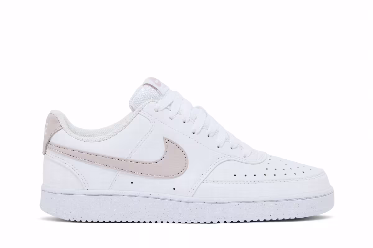 Nike Women's Court Vision Low Next Nature White Platinum Violet, view 2