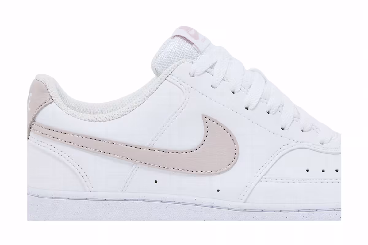 Nike Women's Court Vision Low Next Nature White Platinum Violet, view 3